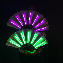 Light up festival LED fan