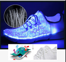 Light up festival LED fiber optic shoes