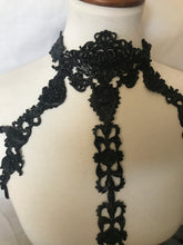 Masquerade 3D Handmade latex black rubber body harness