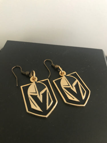 VGK Vegas Golden Knights metal earrings