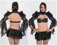Gothic long sleeve shawl