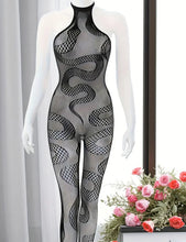 Serpentine Snake Bodysuit Lingerie Teddy