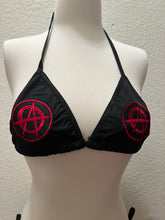 Black Anarchy goth swimsuit bikini