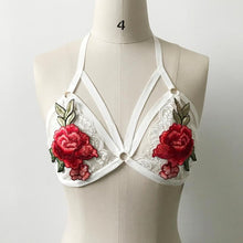 Fairy Floral Lace Harness Bra Top