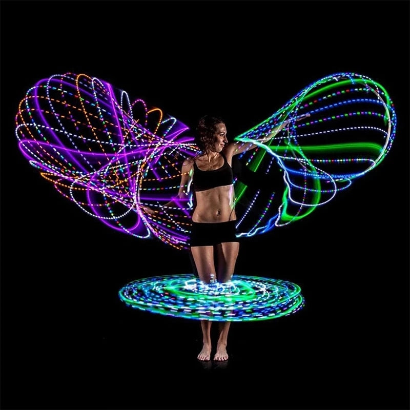 Light up festival LED hula hoop