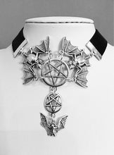 Bat Pentagram Necklace
