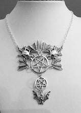 Bat Pentagram Necklace