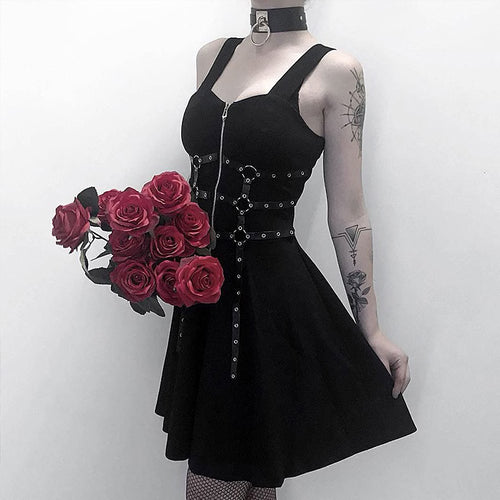 Black Bondage Dress