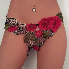 Fancy Floral Lace Panties Underwear Thong Lingerie Cage Briefs