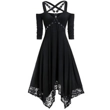 Harness X Lace Black Dress
