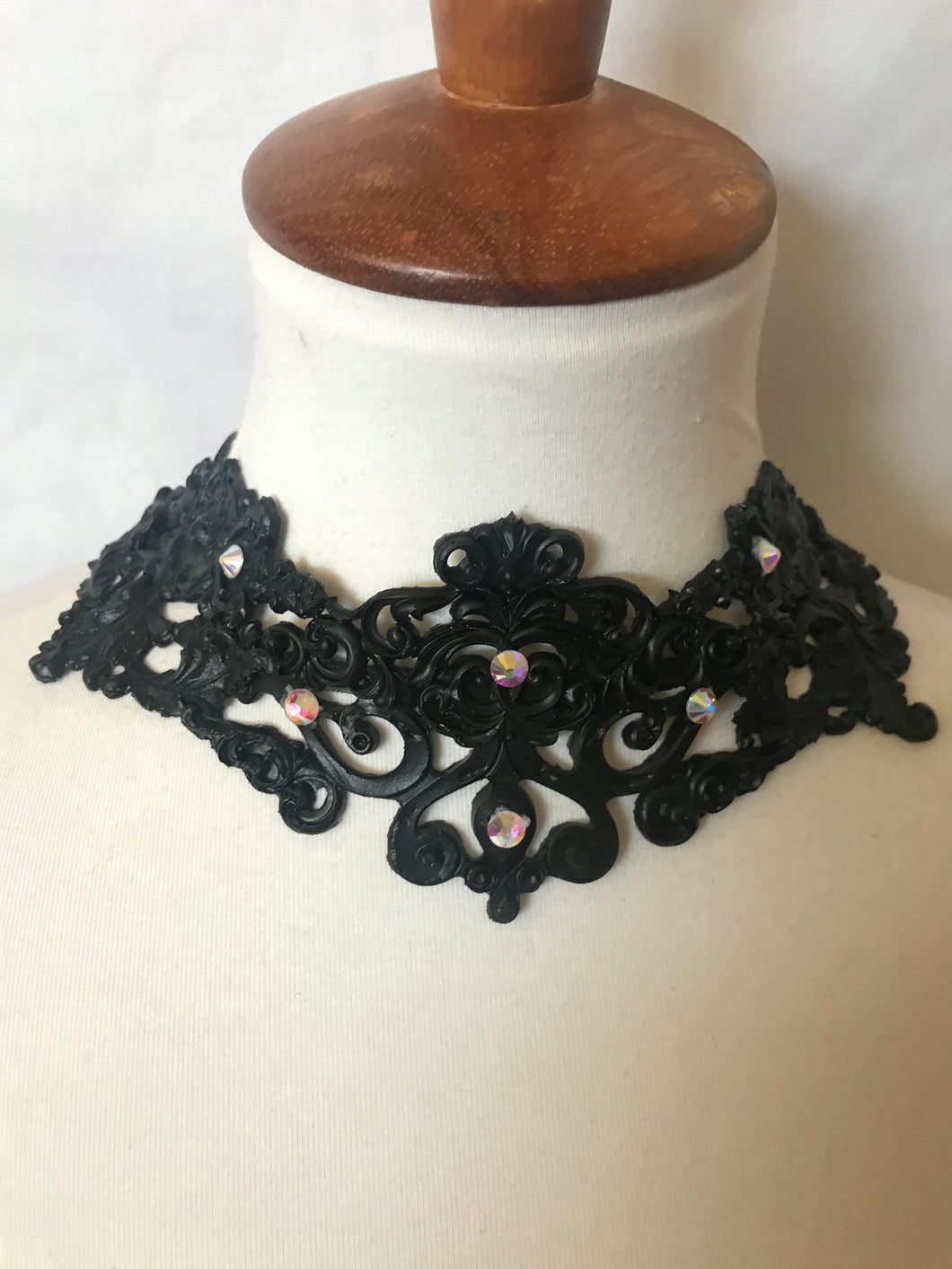 Crown Jewels 3D Handmade latex rubber necklace