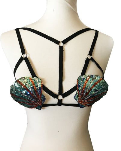 Mermaid Shell Harness Top