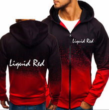 Liquid Red Las Vegas Dripping Red Unisex Zip Up Hoodie Sweatshirt