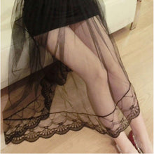 High Low Gothic Lace Skirt