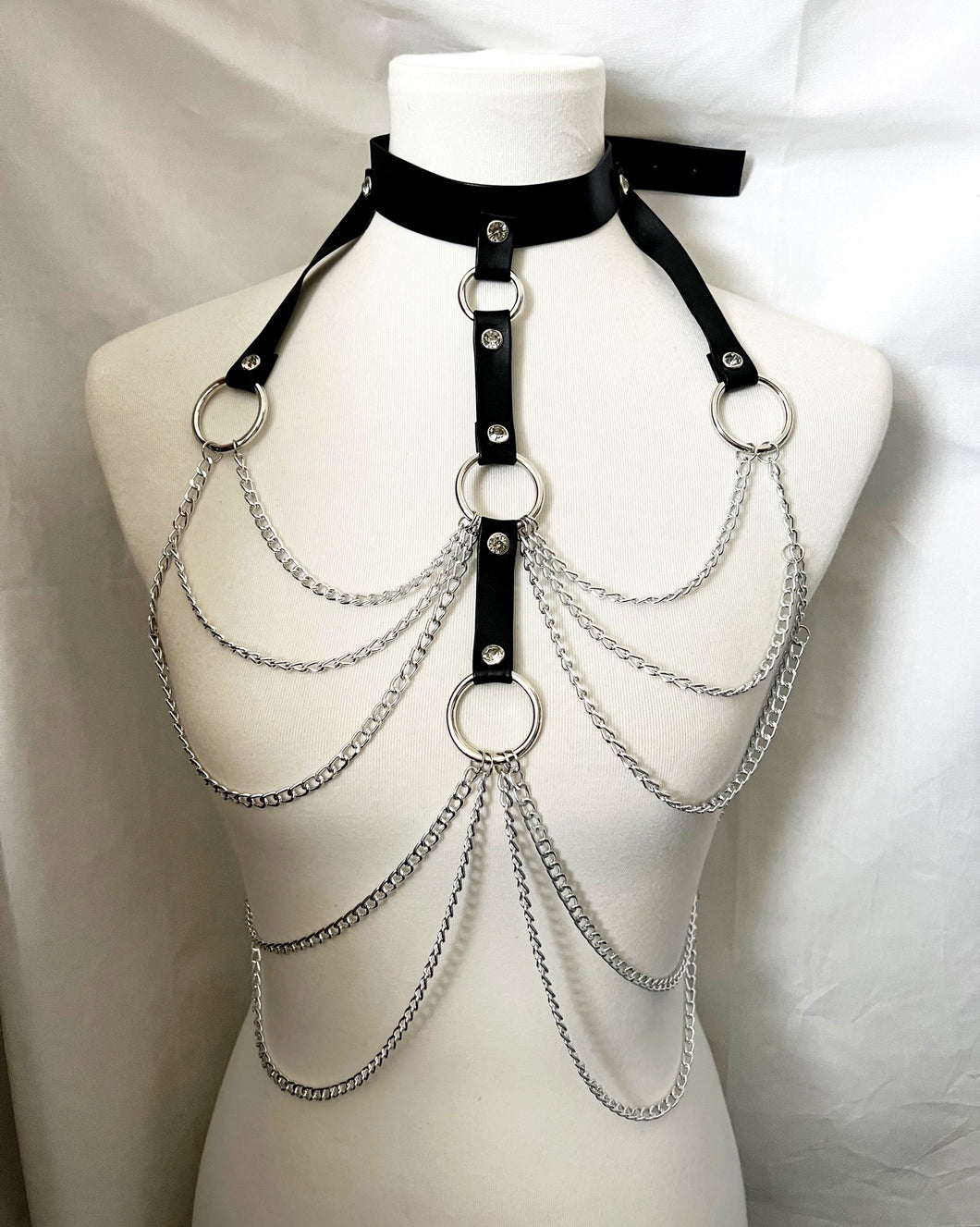 Mistress Chain Harness Bra